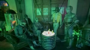 Recreación de la Cantina de Star Wars en la exposición del Puerto Espacial en España